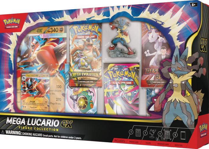 Pokemon Mega Evolution Mega-Lucario-ex Figure-Collection (Englisch)