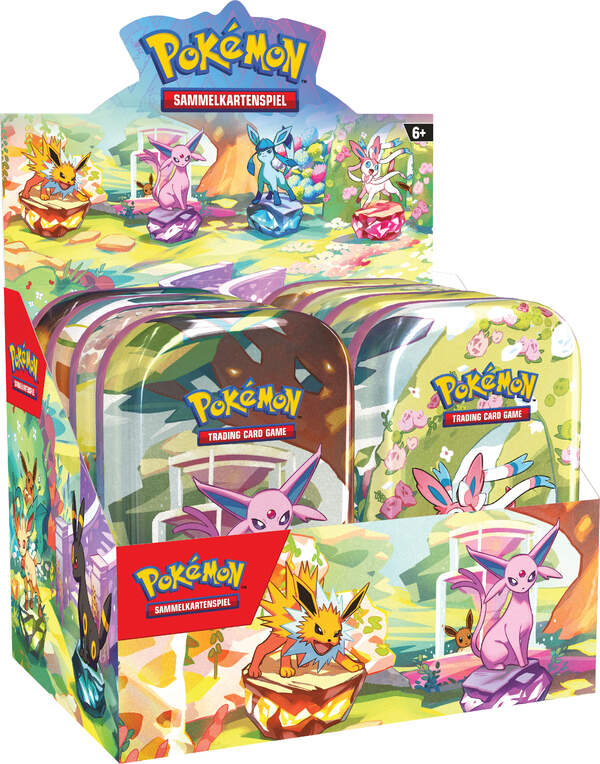 Pokemon Karmesin & Purpur KP8.5 – Prismatische Entwicklungen Mini Tin (deutsch)