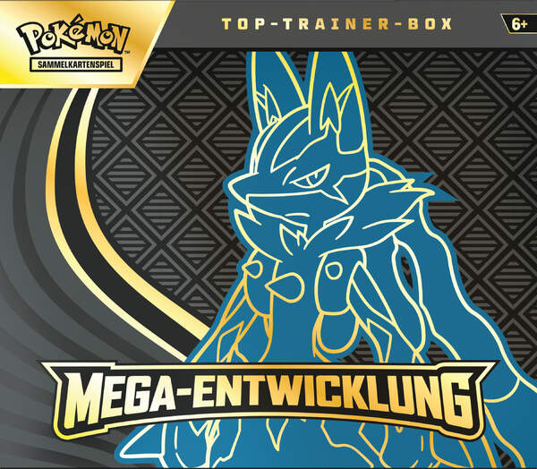 Pokemon – Mega Entwicklung ME01 Top Trainer Box - Mega Lucario (Deutsch)