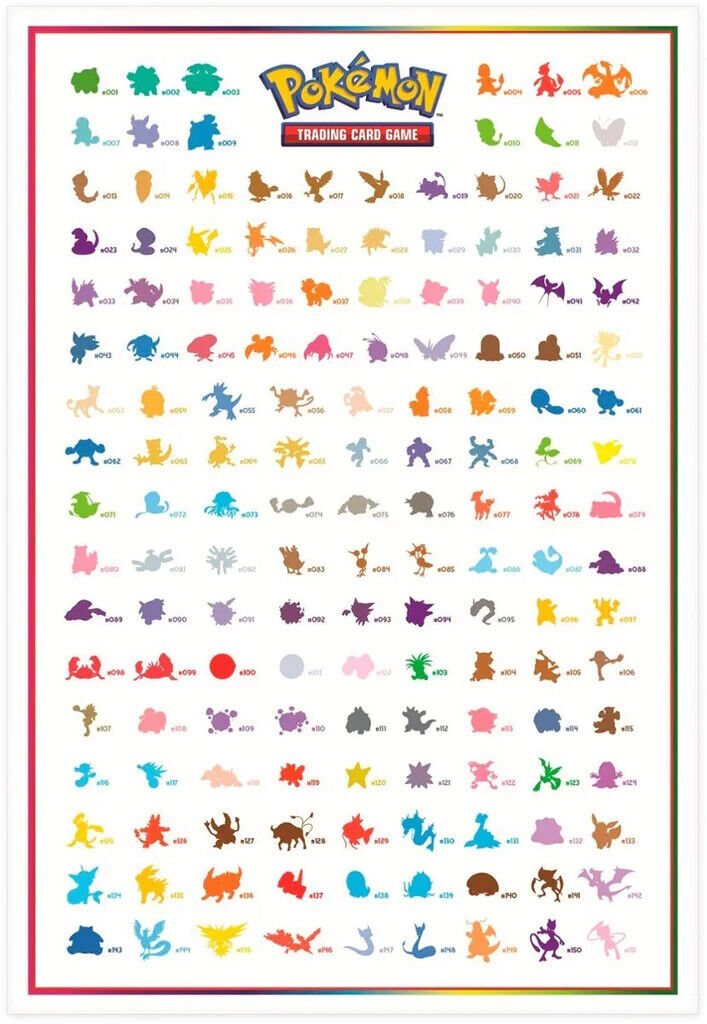 Pokemon 151 Karmesin & Purpur 3.5 Poster beidseitig (deutsch)