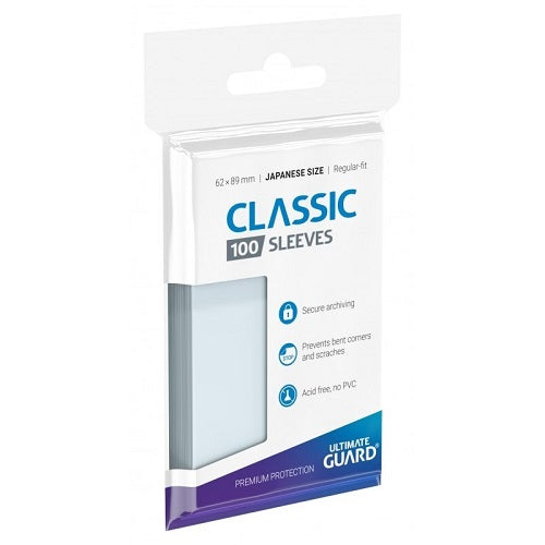 Ultimate Guard Classic Sleeves Japanese Size Transparent (100 Stück)