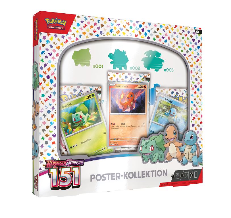 Pokemon Karmesin & Purpur 151 KP 3.5 Poster Kollektion (deutsch)