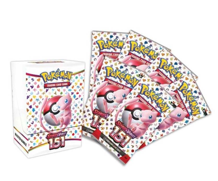 Pokemon Scarlet & Violet 151 SV3.5 Boosterbundle 6 Booster (englisch)