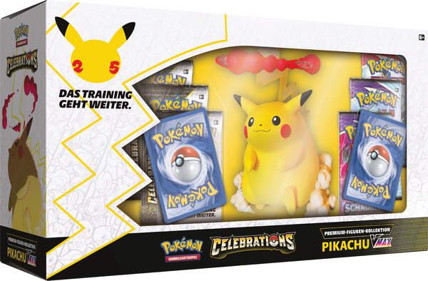 Pokemon – Celebrations: Pikachu VMAX Kollektion (Deutsch) Differenzbesteuerung nach § 25a UStG