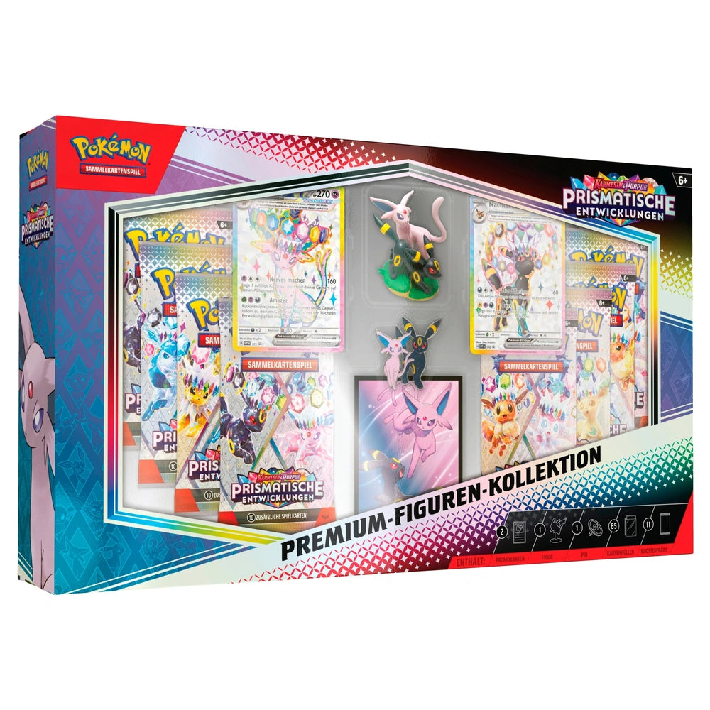 Pokemon Karten Premium-Figuren-Kollektion Karmesin & Purpur - Prismatische Entwicklungen (deutsch)