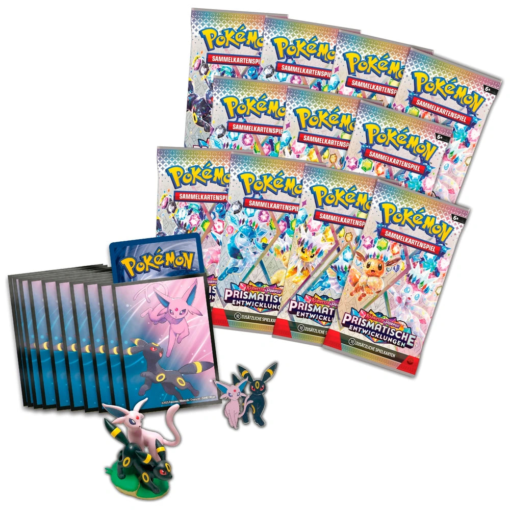 Pokemon Karten Premium-Figuren-Kollektion Karmesin & Purpur - Prismatische Entwicklungen (deutsch)