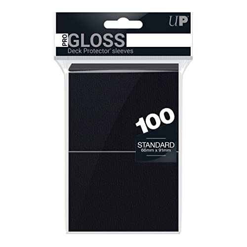 Ultra Pro Pro Matte Black – 100 Sleeves (Standardgröße)
