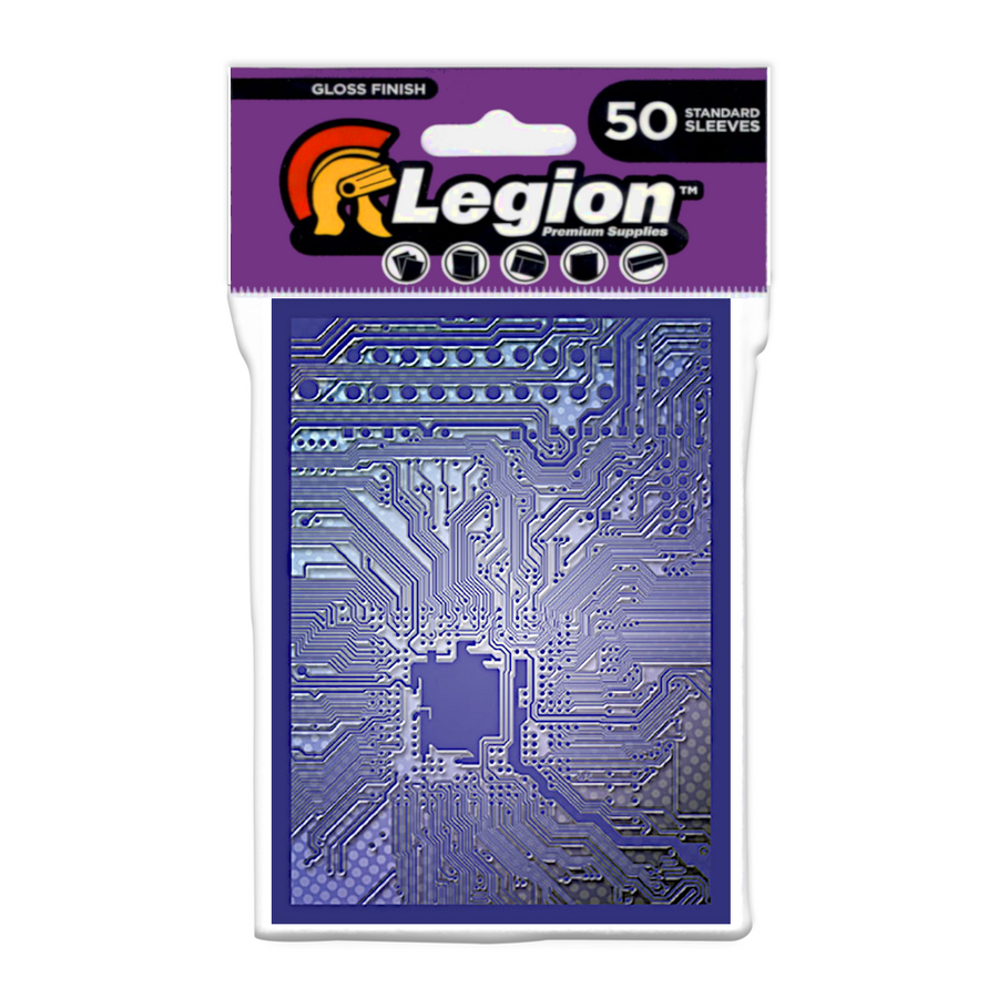 Legion – Gloss Standard Sleeves – Circuit Blue (50 Stück)