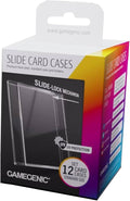 Gamegenic – Slide Card Case (12 Stück) – Hartplastik-Kartenhüllen für Einzelkarten
