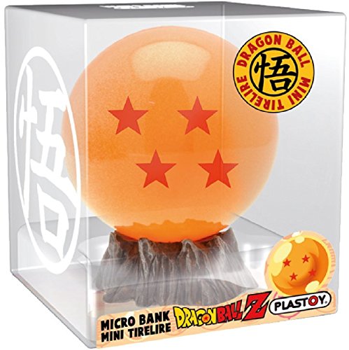 Plastoy – Dragon Ball Z Spardose (Son Goku Kugel, 10 cm, orange/rot)