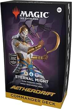 Magic the Gathering Aetherdrift Commander Deck – Eternal Might (englisch)