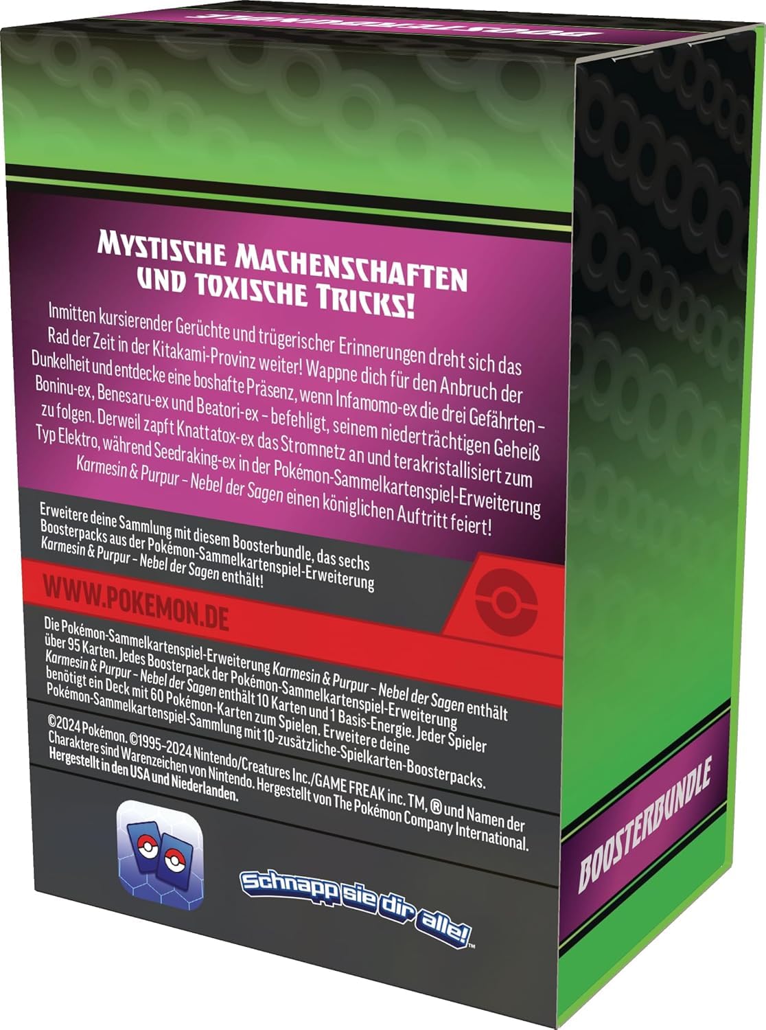 Pokemon Karmesin & Purpur KP6.5 – Nebel der Sagen Booster Bundle (Deutsch)