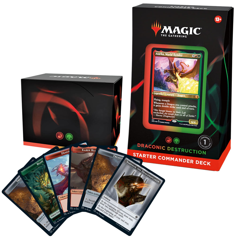 Magic The Gathering Starter Commander Deck – Draconic Destruction (englisch)