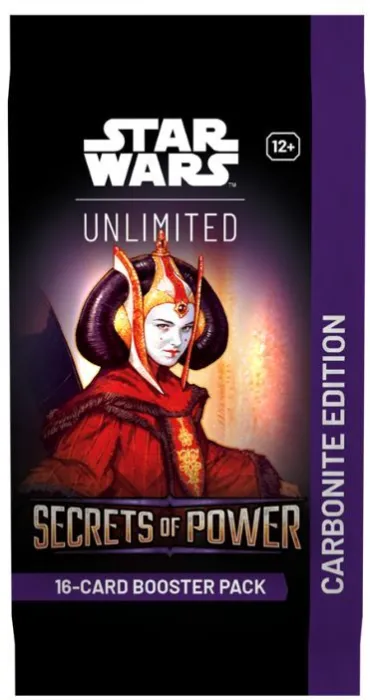 Star Wars: Unlimited – Secrets of Power Carbonite Booster Display (Englisch)
