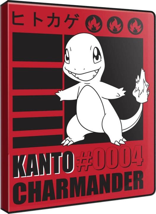 Ultra Pro – Pokemon 9-Pocket Binder – Glumanda (Charmander Design, Englisch)