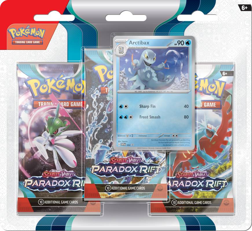 Pokemon Karmesin & Purpur – Paradox Rift 3er Blister (Englisch)