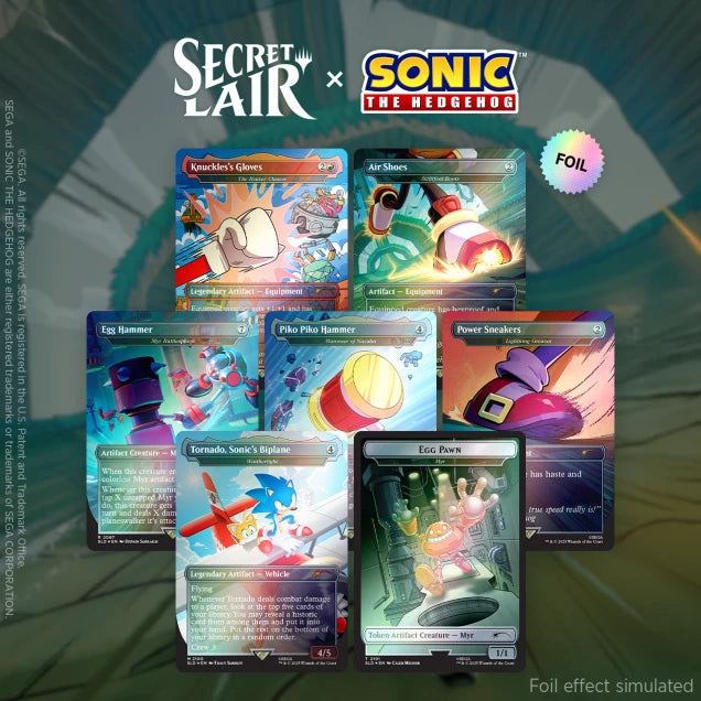 Magic the Gathering - Secret Lair x Sonic: Turbo Gear – Foil Edition (englisch, sealed)