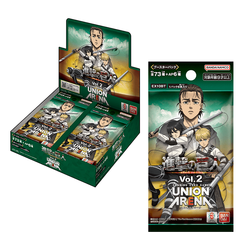 Union Arena Attack on Titan Vol. 2 Booster Display (Japanisch)