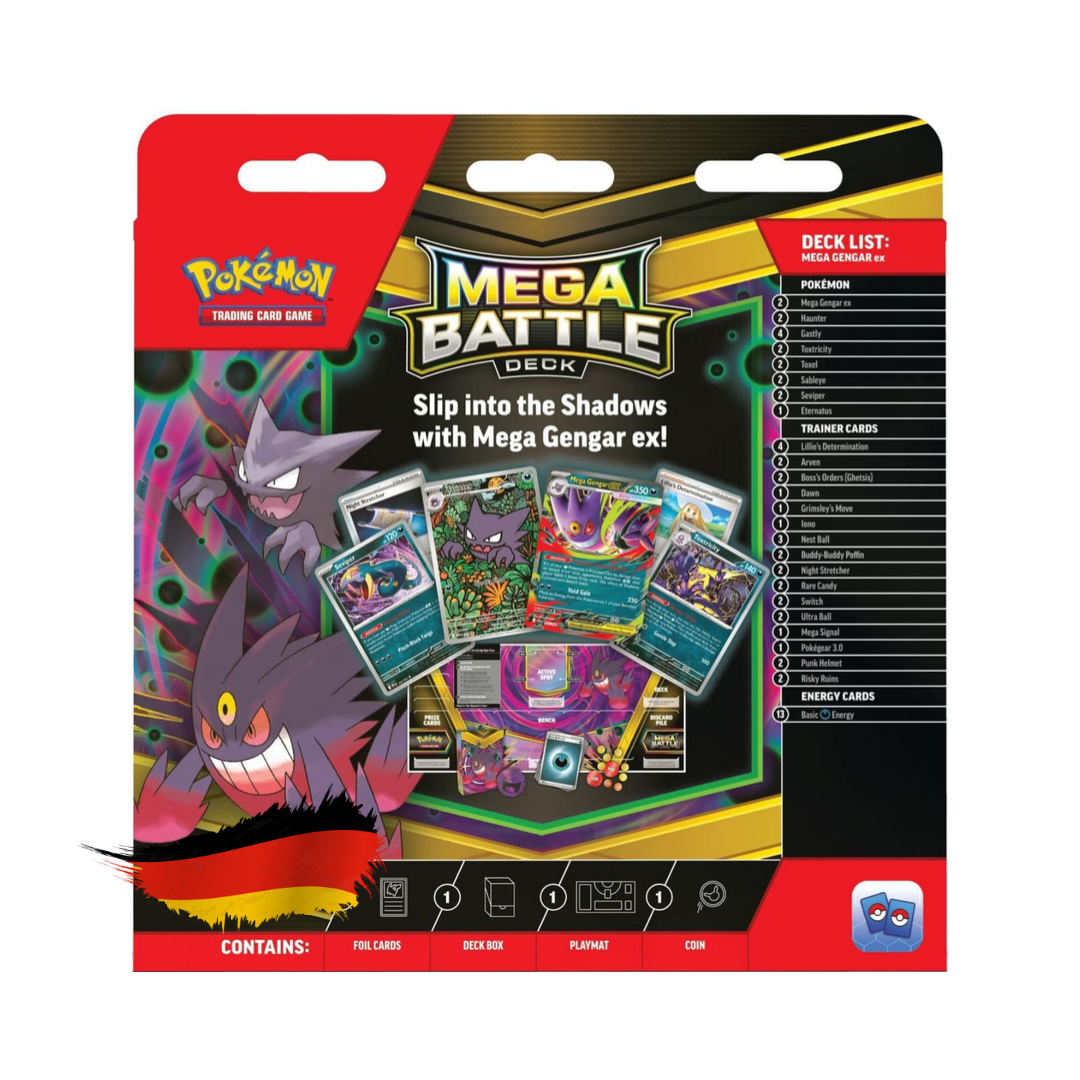 Pokemon Mega-Kampfdeck – Mega-Gengar EX (Deutsch)