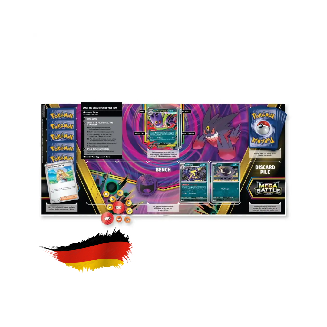 Pokemon Mega-Kampfdeck – Mega-Gengar EX (Deutsch)