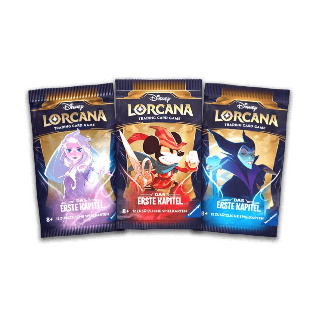 Disney Lorcana Sammelkartenspiel Das Erste Kapitel Boosterpack (deutsch)