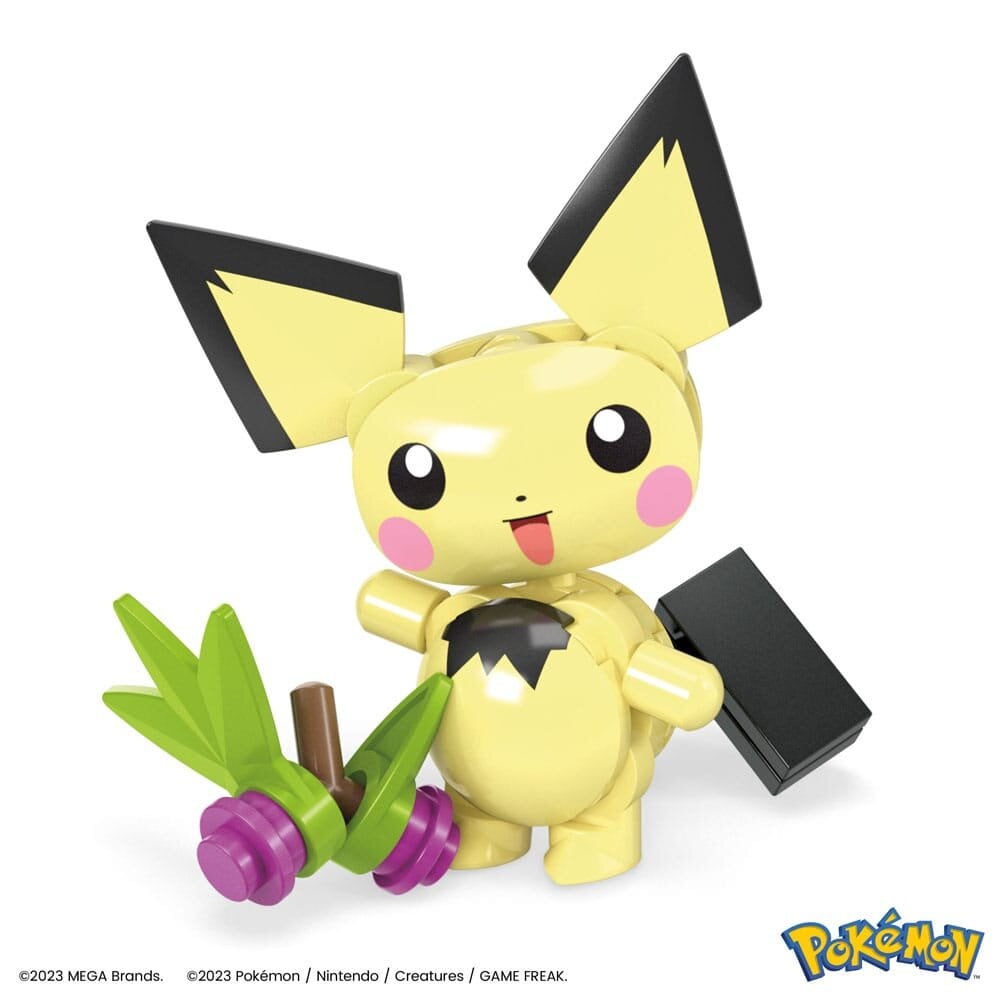 Pokemon Mega Construx – Pichus Wald-Futtersuche (Bauset)