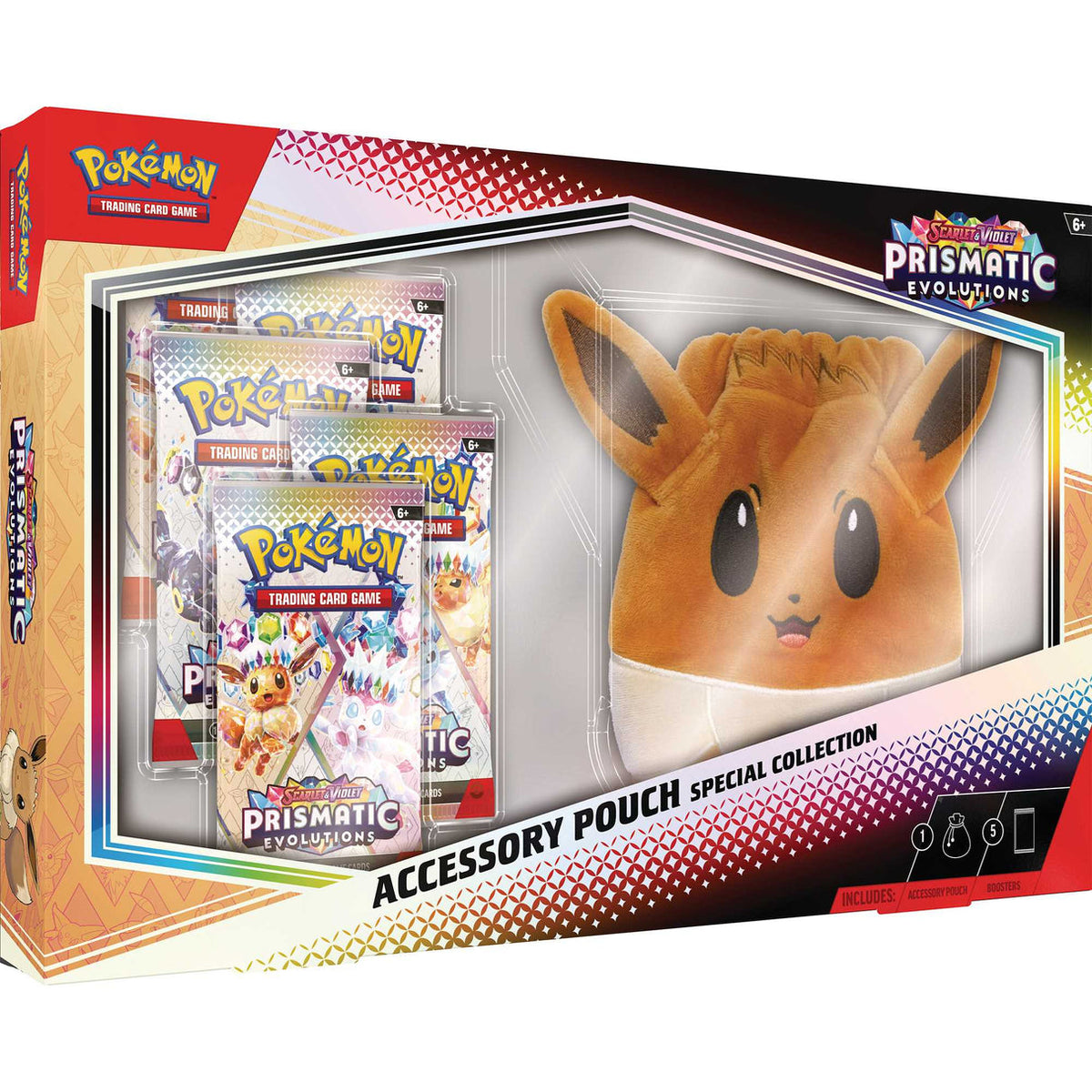 Pokemon Scarlet & Violet – SV8.5 Prismatic Evolutions Accessory Pouch Collection (Englisch)