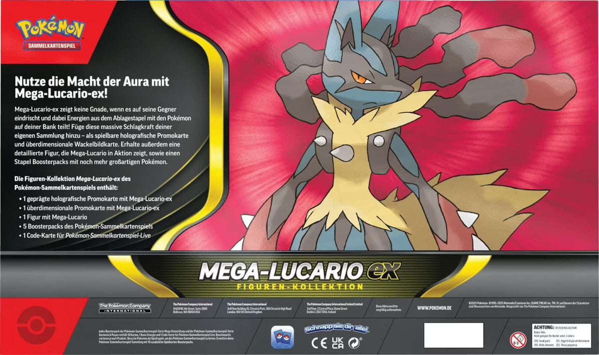 Pokemon Mega Entwicklung Mega-Lucario-ex Figuren-Kollektion (Deutsch)