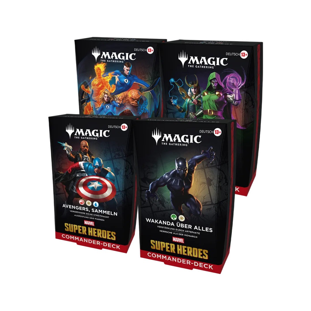 Magic the Gathering Marvel Super Heroes - Commander Decks (deutsch)