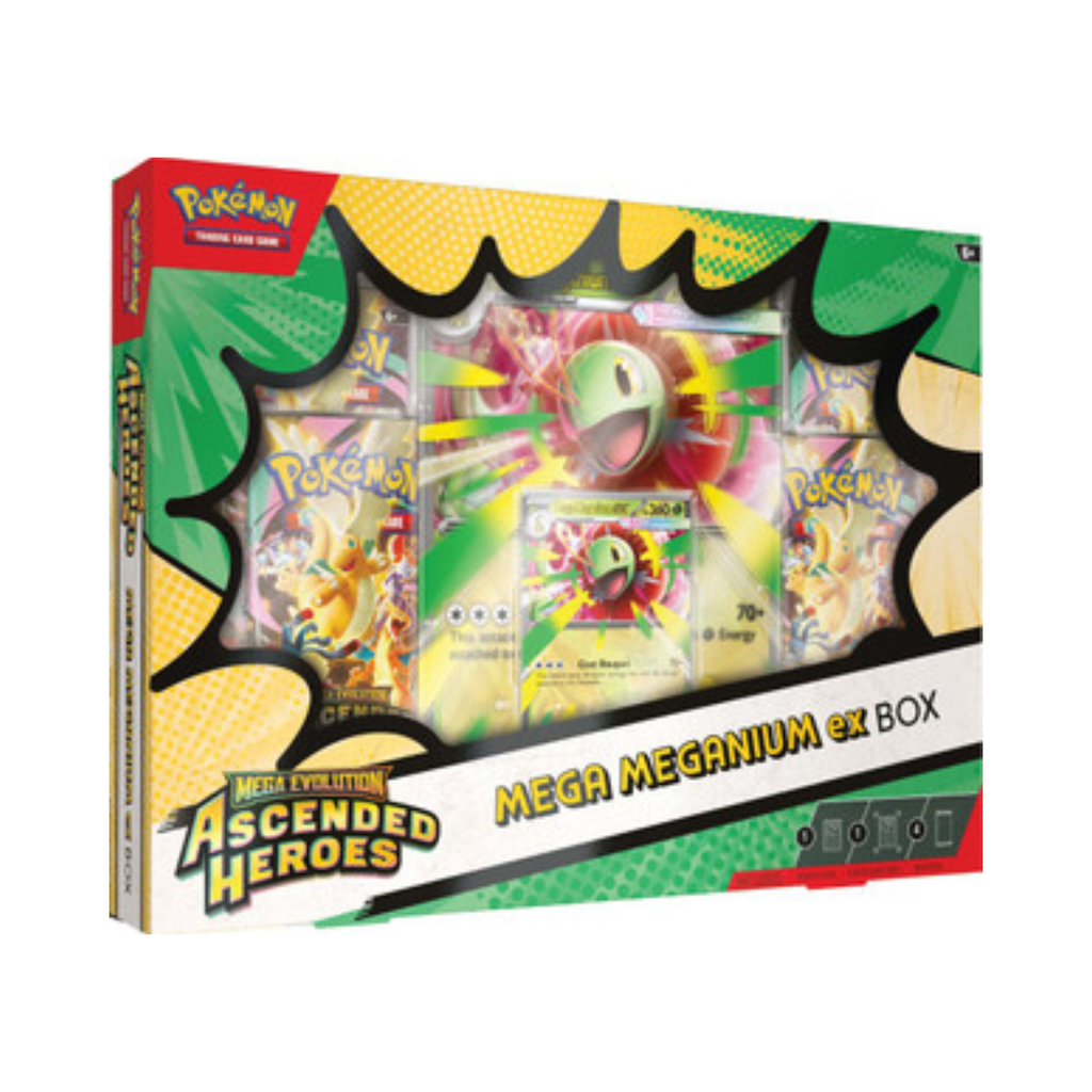 Pokemon Me2.5 Mega Evolution – Ascended Heroes – Mega Meganium ex Box (englisch)