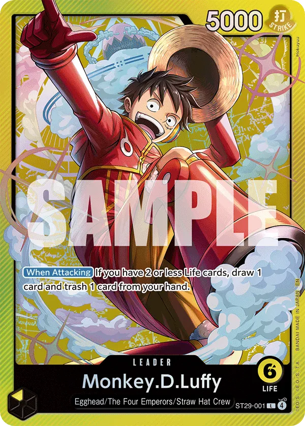 One Piece Card Game – Starter Deck ST-29 Egghead (englisch)