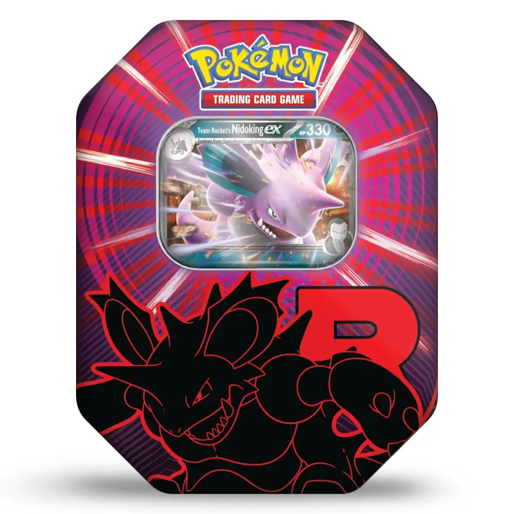 Pokemon TCG Team Rocket ex Tin – Mewtwo ex / Nidoking ex / Persian ex (englisch)