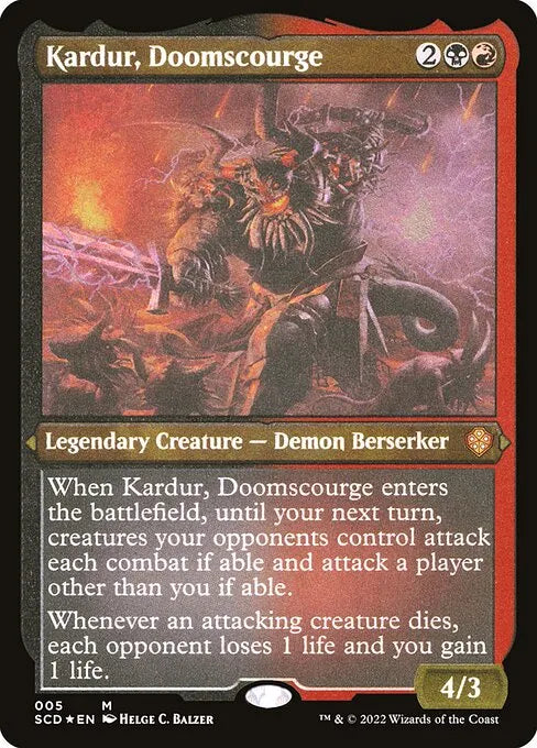 Magic The Gathering Starter Commander Deck – Chaos Incarnate (englisch)