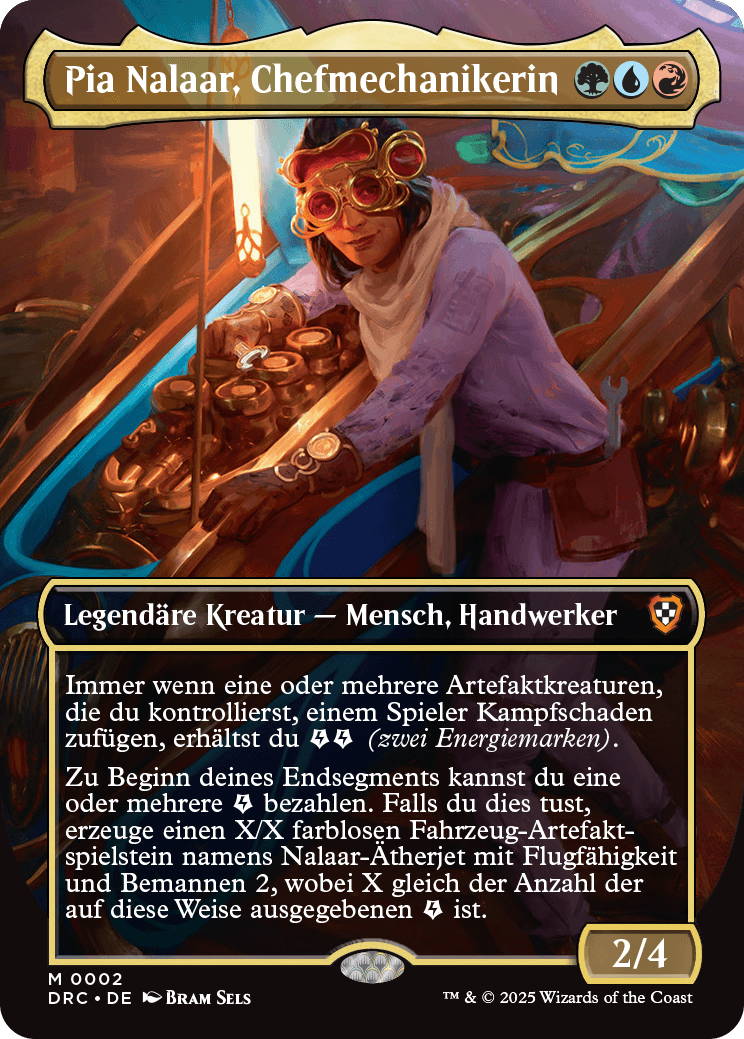 Magic the Gathering Aetherdrift Commander Deck – Lebendige Energie (deutsch)