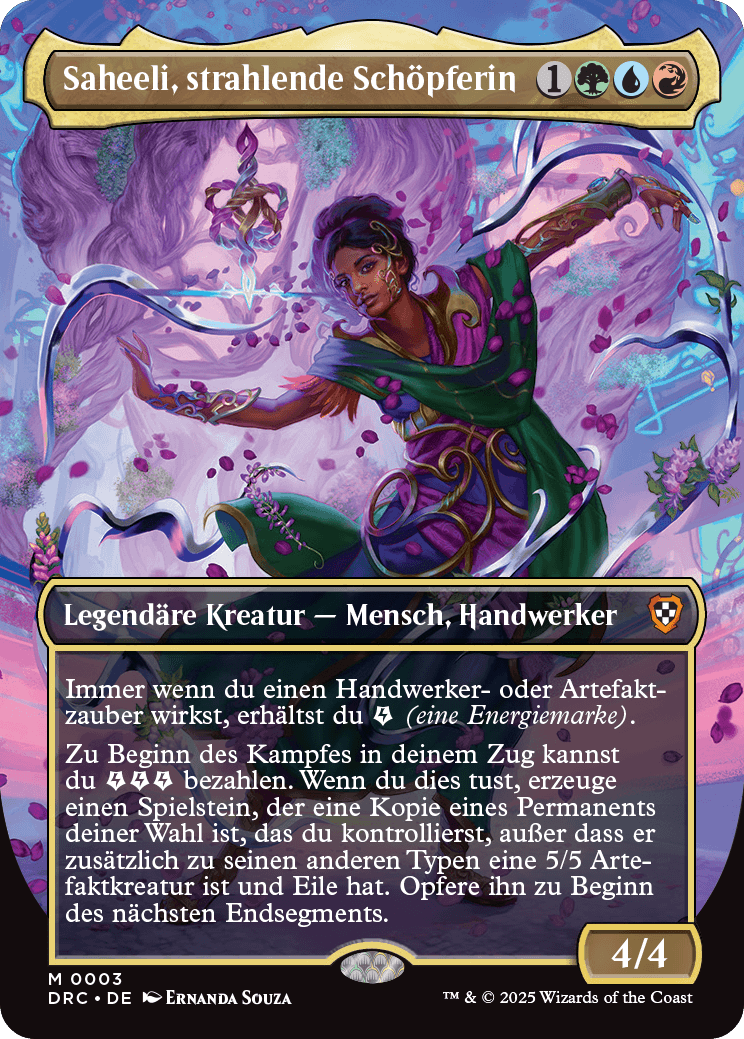Magic the Gathering Aetherdrift Commander Deck – Lebendige Energie (deutsch)