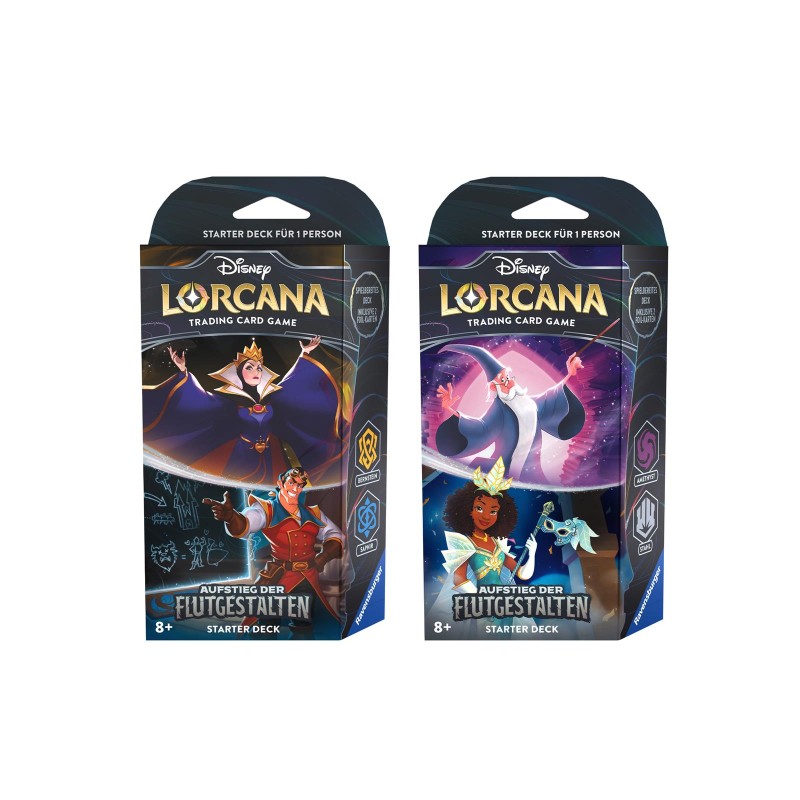 Disney Lorcana Sammelkartenspiel Starterset Aufstieg der Flutgestalten (deutsch)