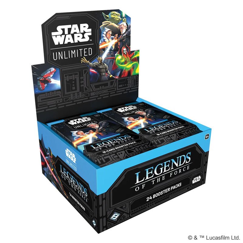 Star Wars: Unlimited – Legends of the Force Booster-Display (Englisch)