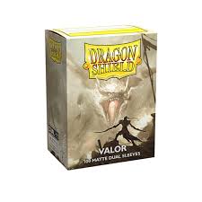 Dragon Shield - 100 Standard Size Matte Dual Card Sleeves - Valor