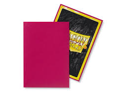 Dragon Shield - 60 Japanese Size Dual Sleeves - Matte Magenta