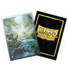 Dragon Shield Matte Dual Art Sleeves – MTG Landfall Series – Misty Rainforest (100 Sleeves, Standardgröße)