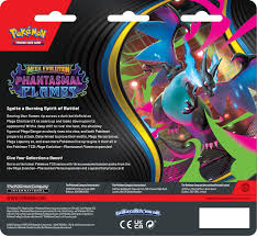 Pokemon ME02 Mega-Evolution – Phantasmal Flames 3-Pack Blister (Englisch)