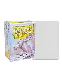 Dragon Shield - 100 Standard Size Card Sleeves - White Matte