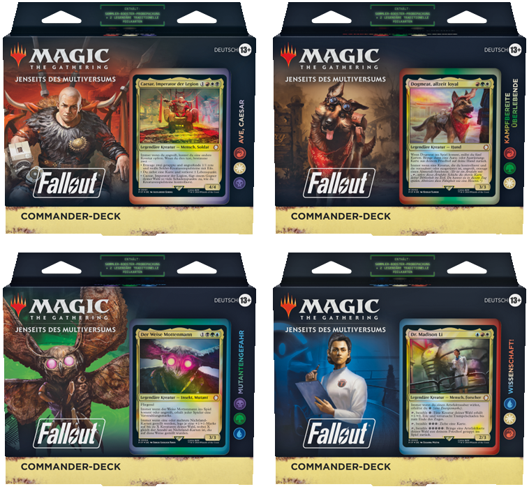 Magic The Gathering - Jenseits des Universums: Fallout Commander Decks (Deutsch)