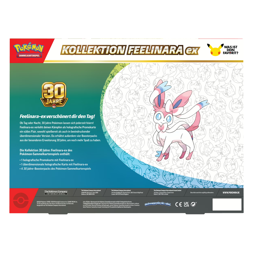 Pokémon 30 Jahre – Kollektion Feelinara-ex (deutsch)