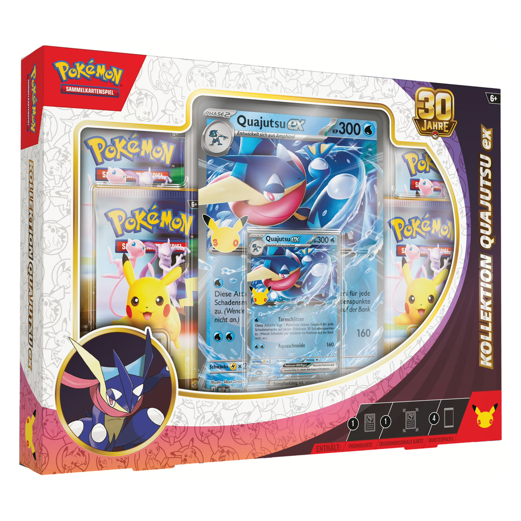 Pokémon 30 Jahre – Kollektion Quajutsu-ex (deutsch)