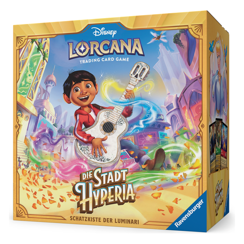Disney Lorcana Die Stadt Hyperia Schatzkiste der Luminari Deutsch