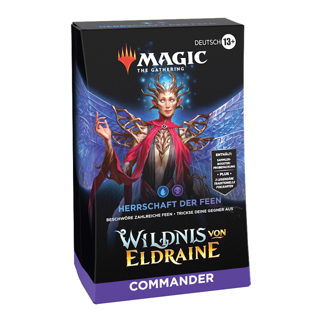 Magic The Gathering – Wilds of Eldraine – Herrschaft der Feen Commander Deck (Deutsch)