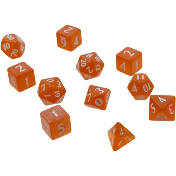 Ultra Pro - Eclipse 11 Dice Set - Pumpkin Orange