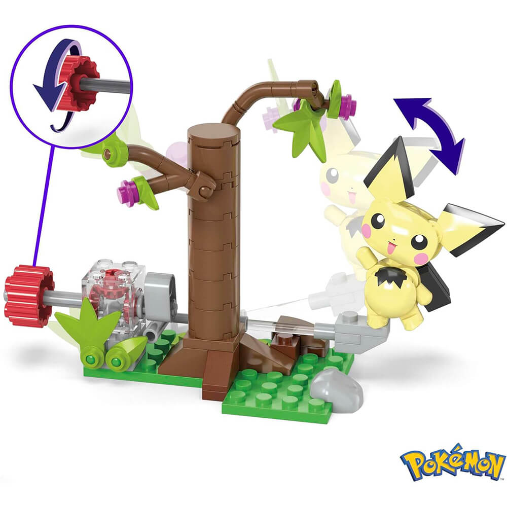 Pokemon Mega Construx – Pichus Wald-Futtersuche (Bauset)
