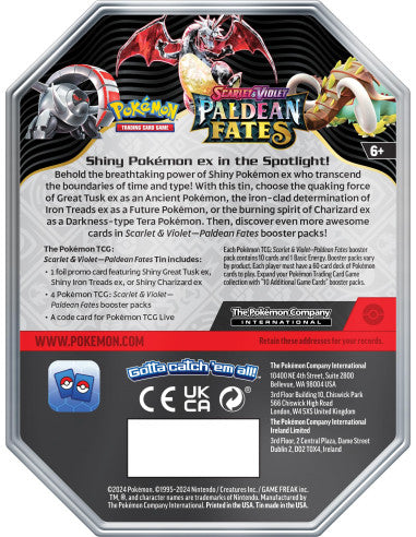 Pokemon – Iron Treads ex Tin Box (englisch)